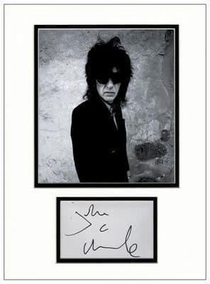 John Cooper Clarke Autograph Display