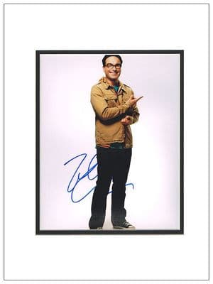 Johnny Galecki Autograph Signed Photo - The Big Bang Theory