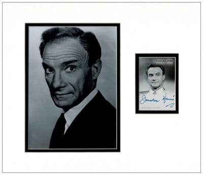 Jonathan Harris Autograph Display - Twilight Zone