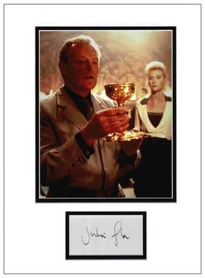 Julian Glover Autograph Display - Indiana Jones