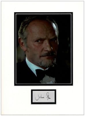Julian Glover Autograph Display - James Bond