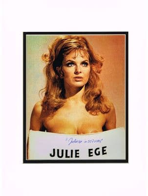 Julie Ege Autograph Signed Photo - James Bond