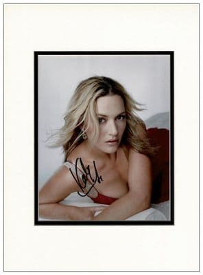 Kate Winslet Autograph Photo