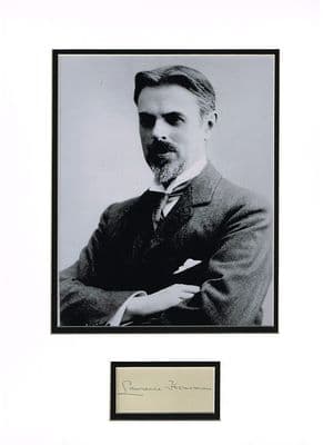 Laurence Housman Autograph Signed Display