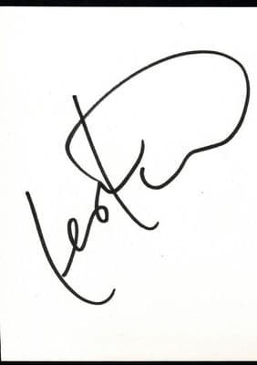 Lennox Lewis Autograph Display