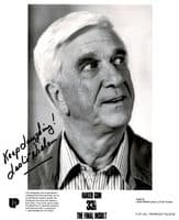 Leslie Nielsen Autograph Signed Photo - Naked Gun