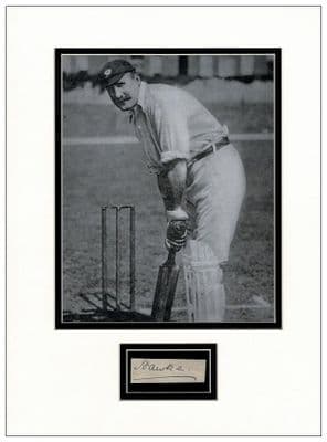 Lord Hawke Autograph Display - Cricket