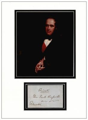 Lord Palmerston Autograph