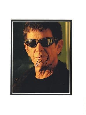 Lou Reed Autograph Signed Photo - Velvet Underground