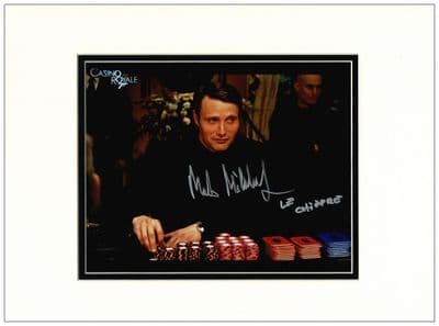 Mads Mikkelsen Autograph Signed Photo - Casino Royale