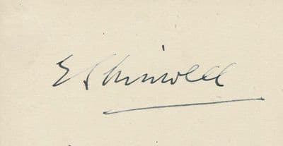 Manny Shinwell Autograph Display