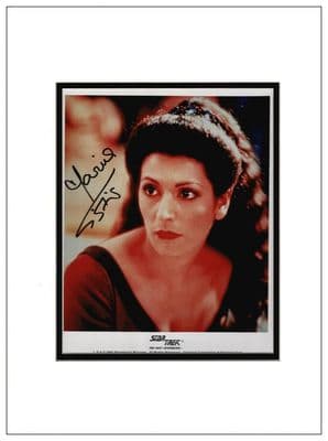 Marina Sirtis Autograph Photo - Star Trek: The Next Generation