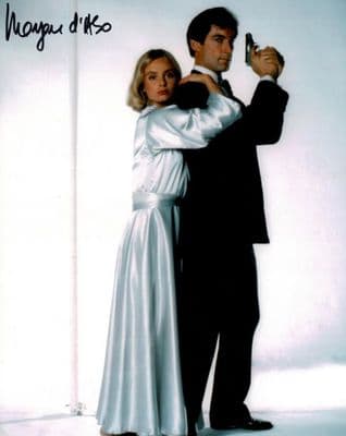 Maryam d'Abo Autograph Photo - Living Daylights