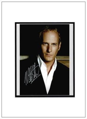 Michael Bolton Autograph Signed Photo