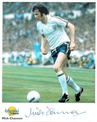 Mick Channon Autograph Signed Photo - Southampton