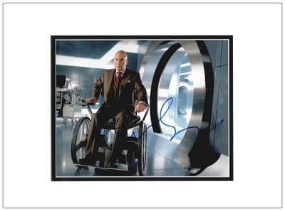Patrick Stewart Autograph Photo - X Men