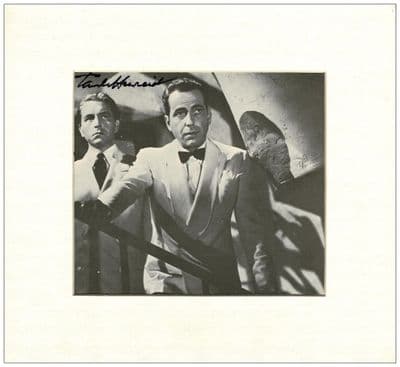 Paul Henreid Autograph Signed Photo - Casablanca