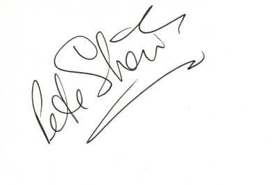 Pete Shotton Autograph - The Quarrymen