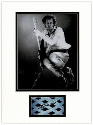 Pete Townshend Autograph Signed Display - The Who