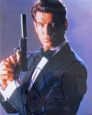 Pierce Brosnan Autograph Signed Photo - James Bond