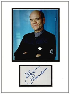 Robert Picardo Autograph Display - Voyager