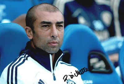 Roberto Di Matteo Autograph Signed Photo - Chelsea