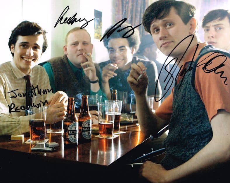 Rock and Chips Cast Autograph Signed Photo