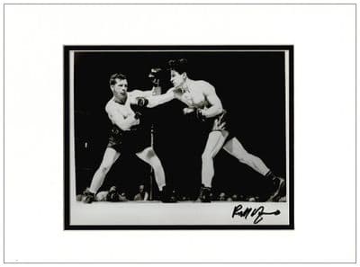 Rocky Graziano Signed Photo