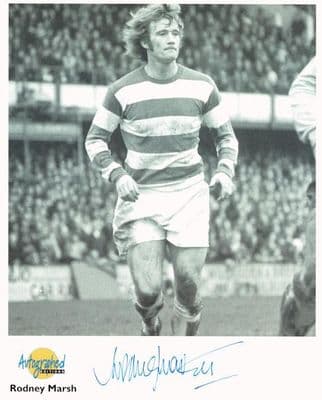 Rodney Marsh Autograph Signed Photo - QPR