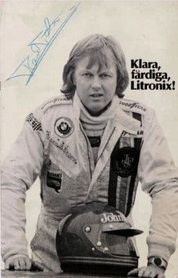 Ronnie Peterson Autograph Signed Photo