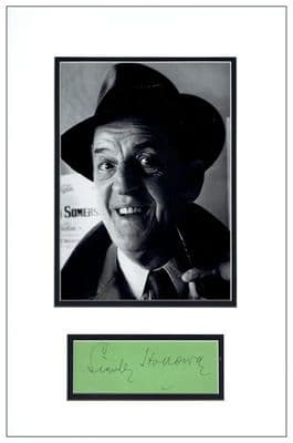 Stanley Holloway Autograph Display