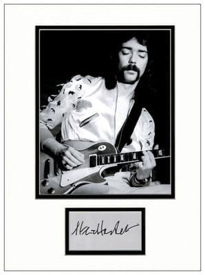Steve Hackett Autograph Display - Genesis