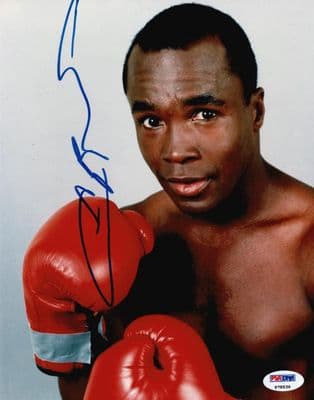 Sugar Ray Leonard  Autograph Signed Photo