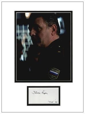 Terence Rigby Autograph Display - Tomorrow Never Dies