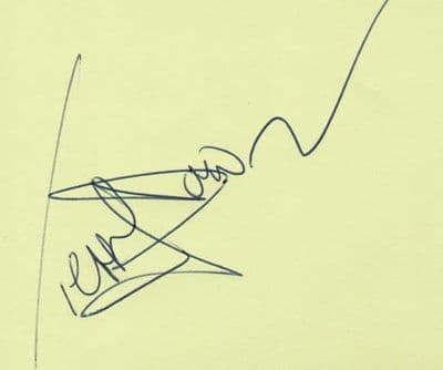 Terry Downes Autograph Display