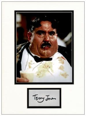 Terry Jones Autograph Display