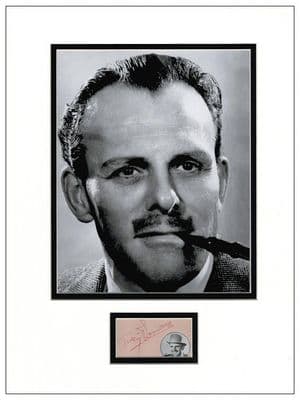 Terry-Thomas Autograph Display