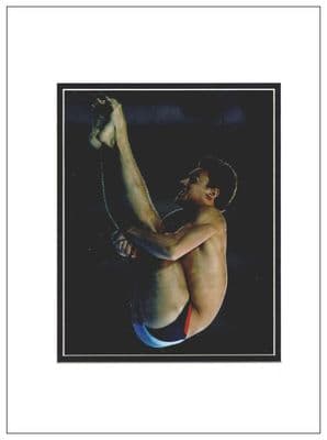 Tom Daley Autograph Signed Photo - Diving