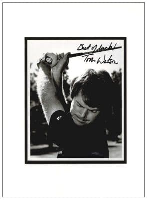 Tom Watson Autograph Signed Photo