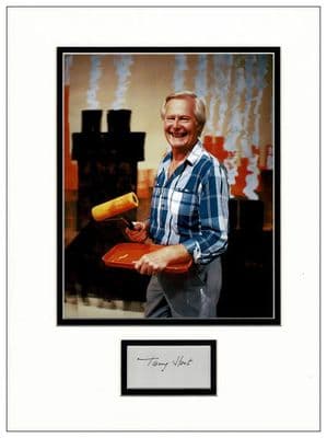 Tony Hart Autograph Signed Display