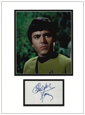 Walter Koenig Autograph Display - Star Trek