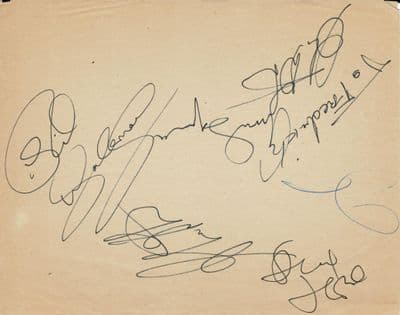 Yes Autographs - Wakeman Anderson