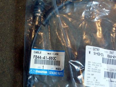 Accelerator / throttle cable, supercharged Mazda MX-5 mk1, FB4441660