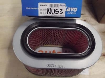 Air filter, Mitsubishi Pajero 2.5/2.8TD, oval, MD603384
