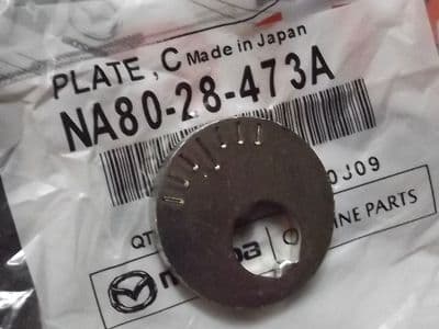 Alignment cam plate, genuine Mazda MX-5 mk1 & mk2, NA80286473A