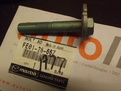 Alignment camber bolt, genuine Mazda MX-5 mk3 & RX8, rear forward, FE012866Z