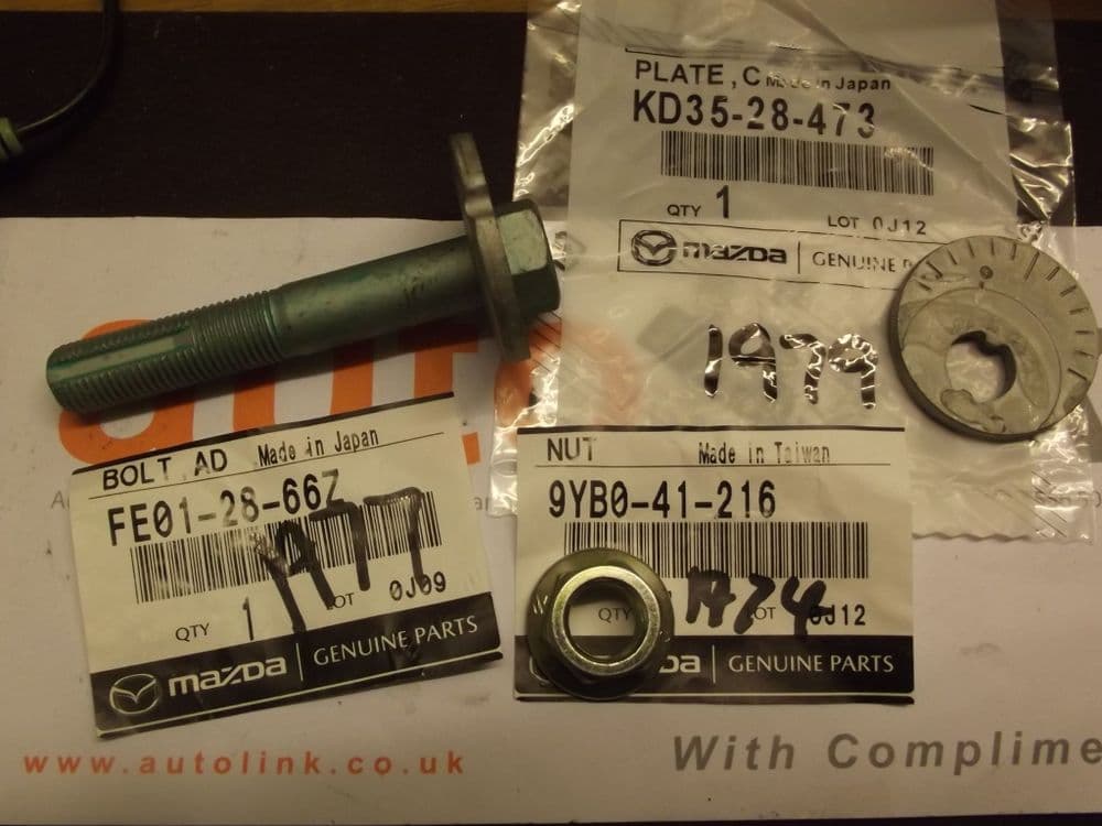 1 x Bolts Eccentric Setting Caber Ar Bolt fits azda 6 azda CX-5 1 x Bolts Eccentric Setting Caber Ar Bolt fits azda 6 azda CX-5