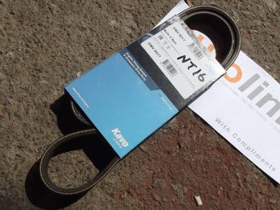 Alternator belt, 3S-GE Toyota Celica GT & GT4 without a/c