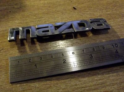 Badge, Mazda, Rear, MX-5 mk1, 100mm, NA1251711, USED