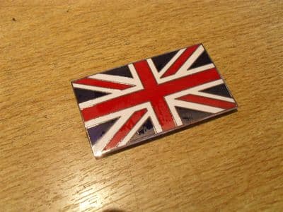 Badge, Union Jack, Enamel, 50mm x 30mm